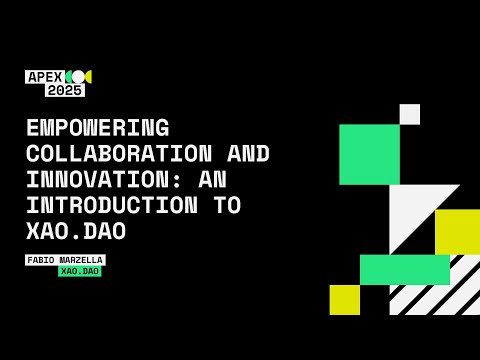 Empowering Collaboration and Innovation: An Introduction to XAO.DAO, Fabio Marzella
