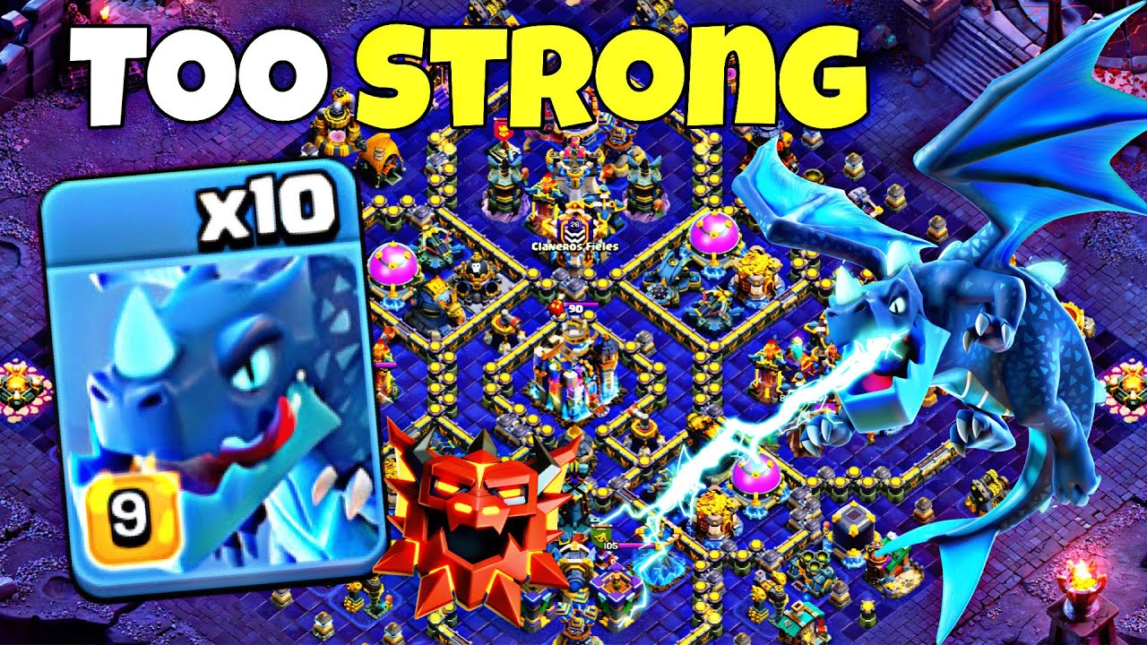 TH18 Electro Dragons are BROKEN After This Buff! ⚡ (Ranked Legends)