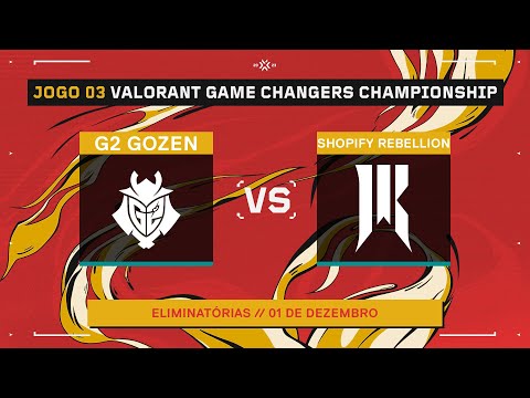G2 Gozen x Shopify Rebellion (Mapa 3: Sunset) | VALORANT Game Changers Championship 2023