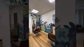 Custom mural for a hair salon ✂️