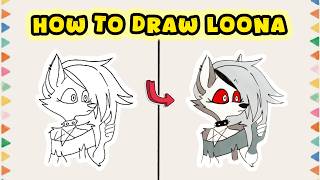 How to Draw Loona from Helluva Boss – Hazbin Hotel Universe Art