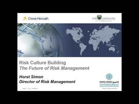 Building a Risk Management Culture by Horst Simon | MILE Webinar