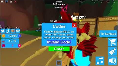 HOW TO GET AMAZING EGG CODES IN MINING SIMULATOR