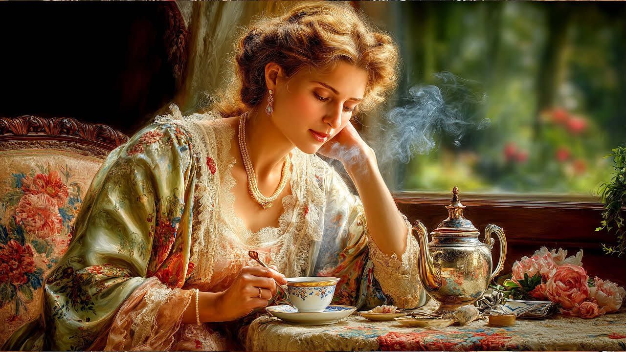Victorian Tea Party Relaxation Music Video | Retro Peace Hub