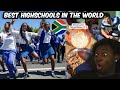 SOUTH AFRICAN HIGHSCHOOLS ARE WILD! REACTION #southafrica #amapiano #highschool #tiktok #trending