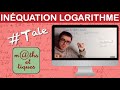 Rsoudre une inquation contenant des logarithmes  terminale