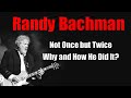 Capture de la vidéo Randy Bachman  *The Guess Who--Bachman Turner Overdrive* Guitarist/Songwriter