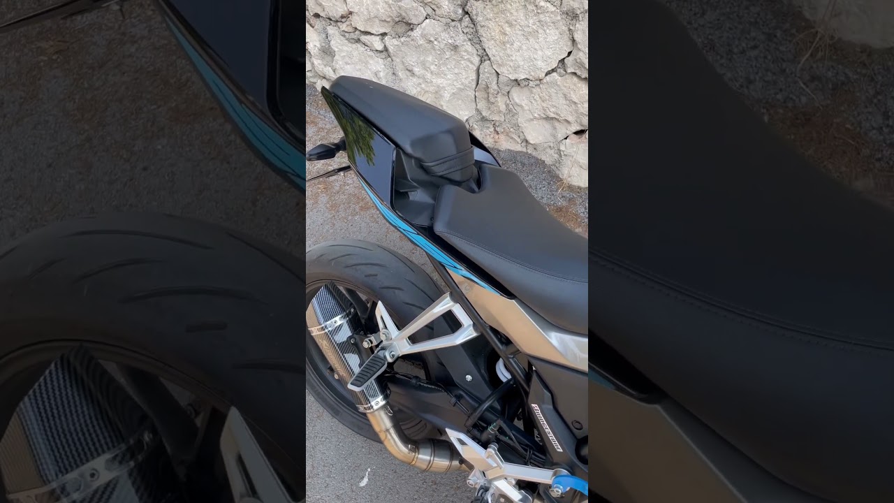 CF MOTO 250NK FULL SYSTEM AKRAPOVIC EXHAUST SOUND