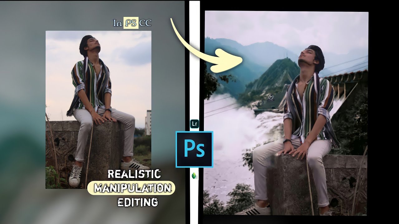 Realistic photo manipulation editing tutorial in mobile (PS CC) - Sahild0721__