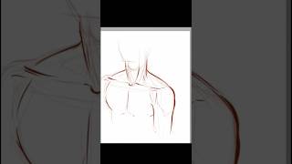 Про плечи) #art #process #tutorial #anatomy #digitalart #скетч #painting #speedpaint