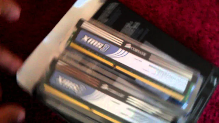 Unboxing Corsair Memory XMS3 4GB DDR3 1333 Mhz