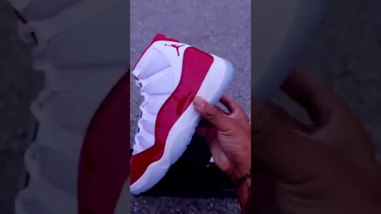 In-Hand Look at the upcoming Air Jordan 11 Retro "Cherry" 🍒