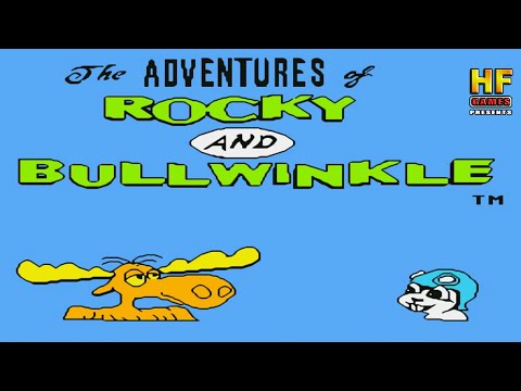 The Adventures of Rocky and Bullwinkle. NES [No Damage Walkthrough / Прохождение без урона] - Денди