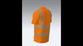 Men's Hi-Vis Pro Contract T-Shirt | Orange