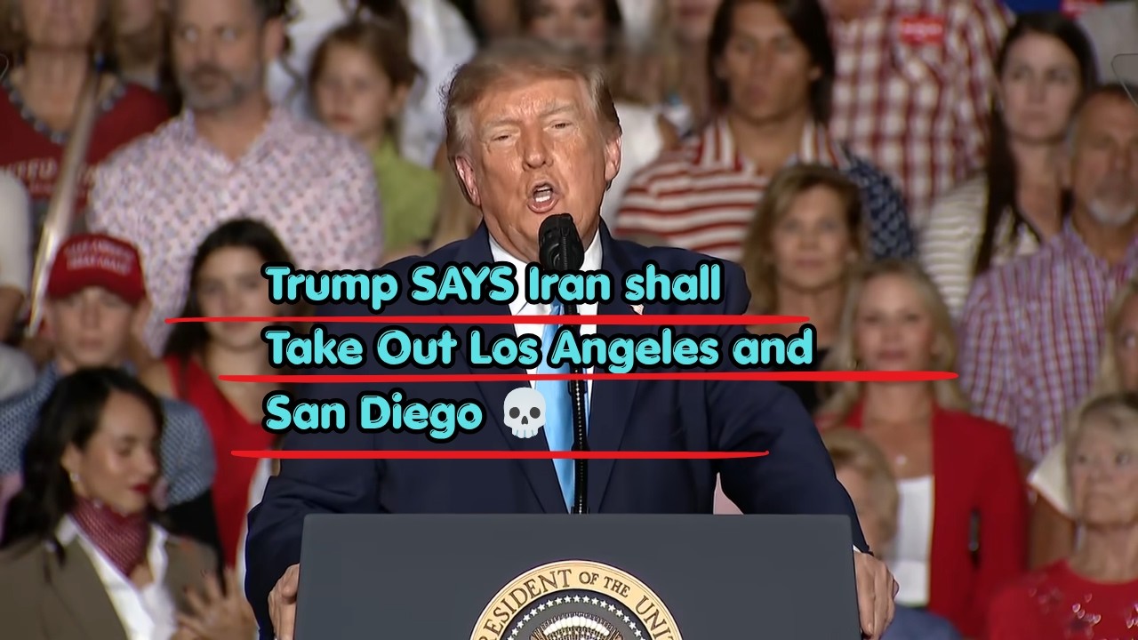 Trump Calls Iran to do something With Los Angeles and San Diego! Just Now