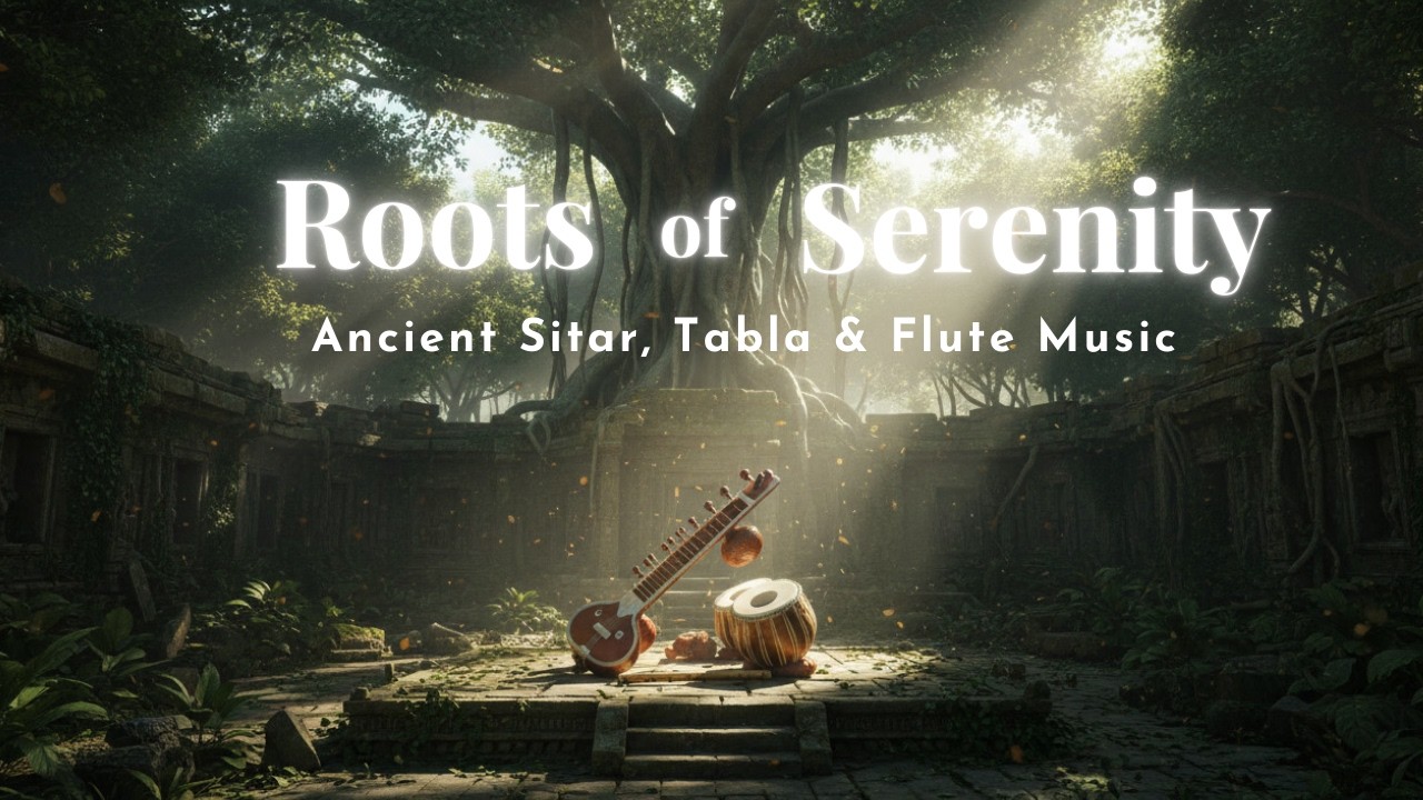 Roots of Serenity: Ancient Sitar, Flute & Tabla Music | Deep Forest Meditation & Focus