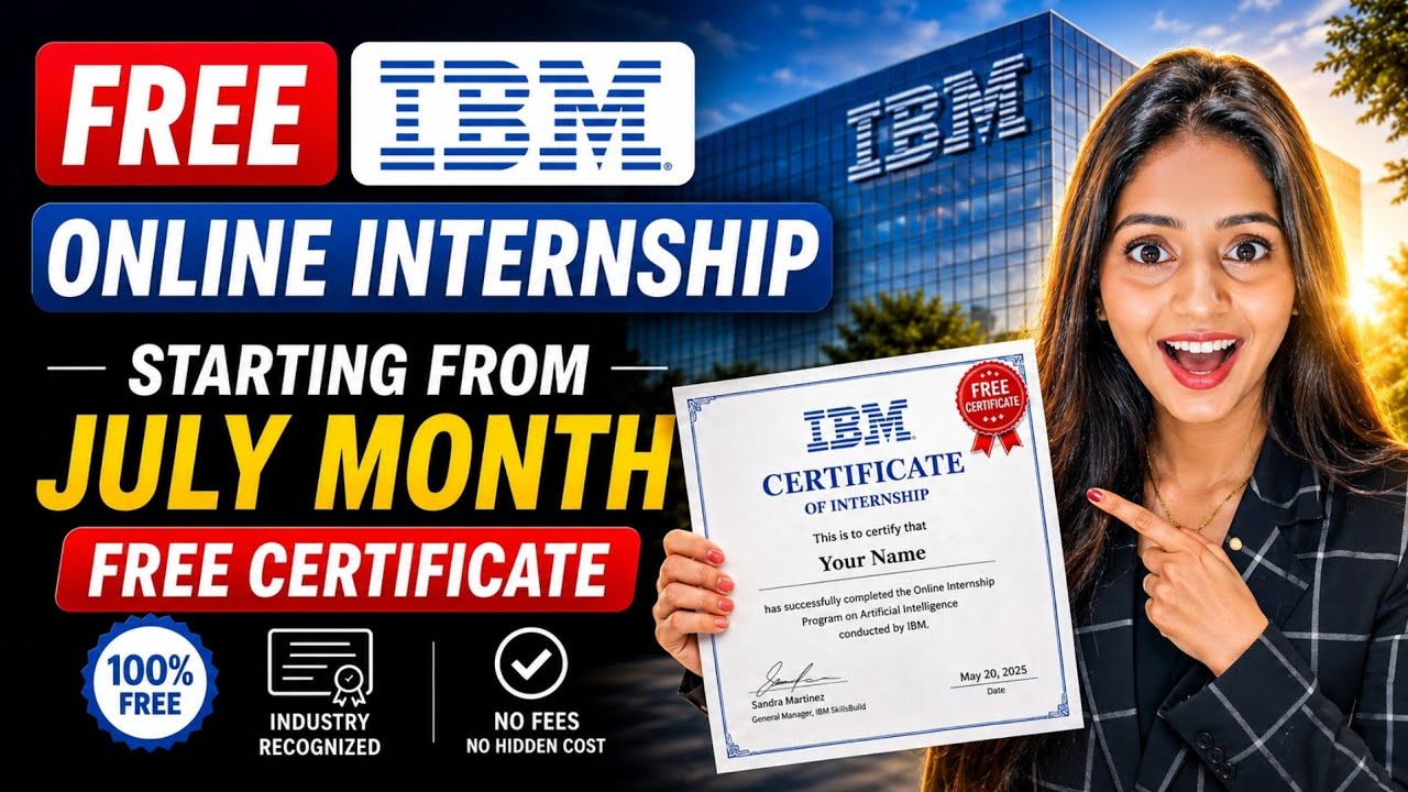 🔥 IBM Remote AI Internship 2026 | Work From Home Internship | Free ...