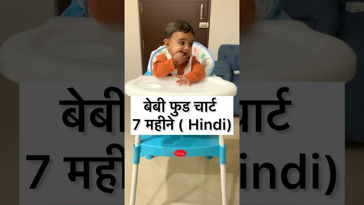 7 Months Baby Meal Plan in hindi | Baby food chart | 