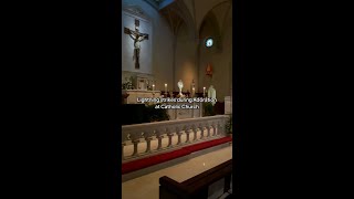 Lightning Strikes During Catholic Adoration