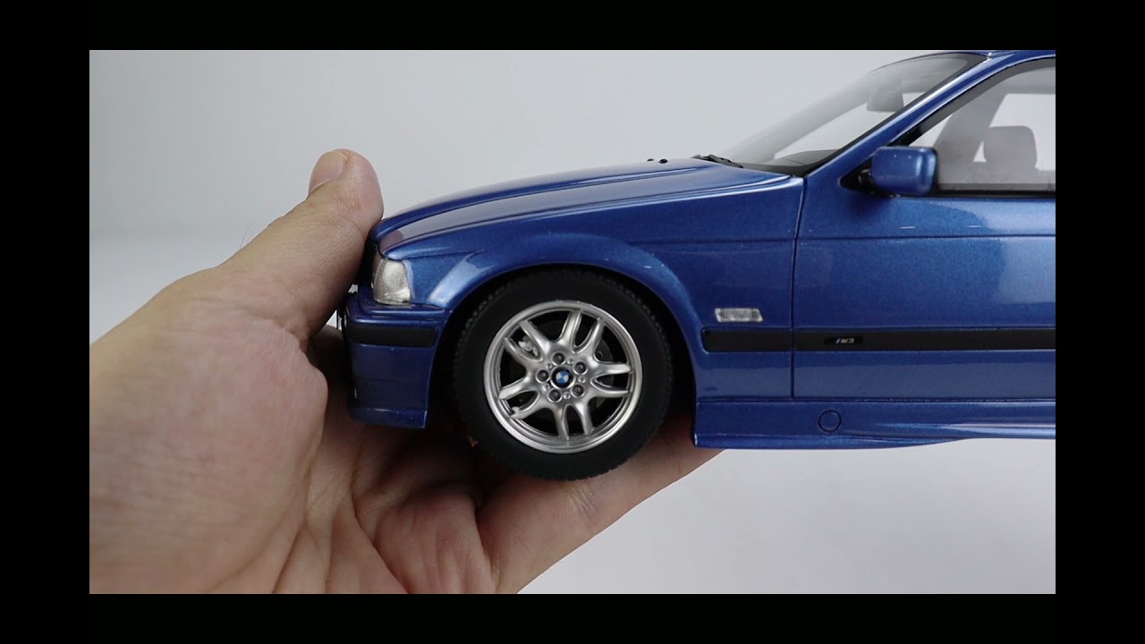 Otto Mobile 1:18 BMW 328i E36 Touring M Pack Blue Mint in Box