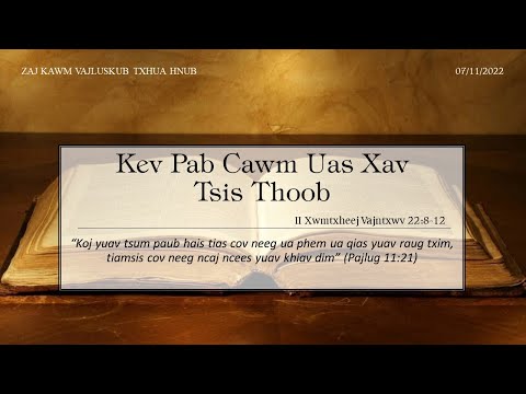 Video 07/11/ 2022 - BHKTHN TIẾNG H'MÔNG - YouTube