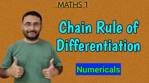 Chain Rule of Differentiation | Numericals | Engineering Maths | Btech 1st year | BSc