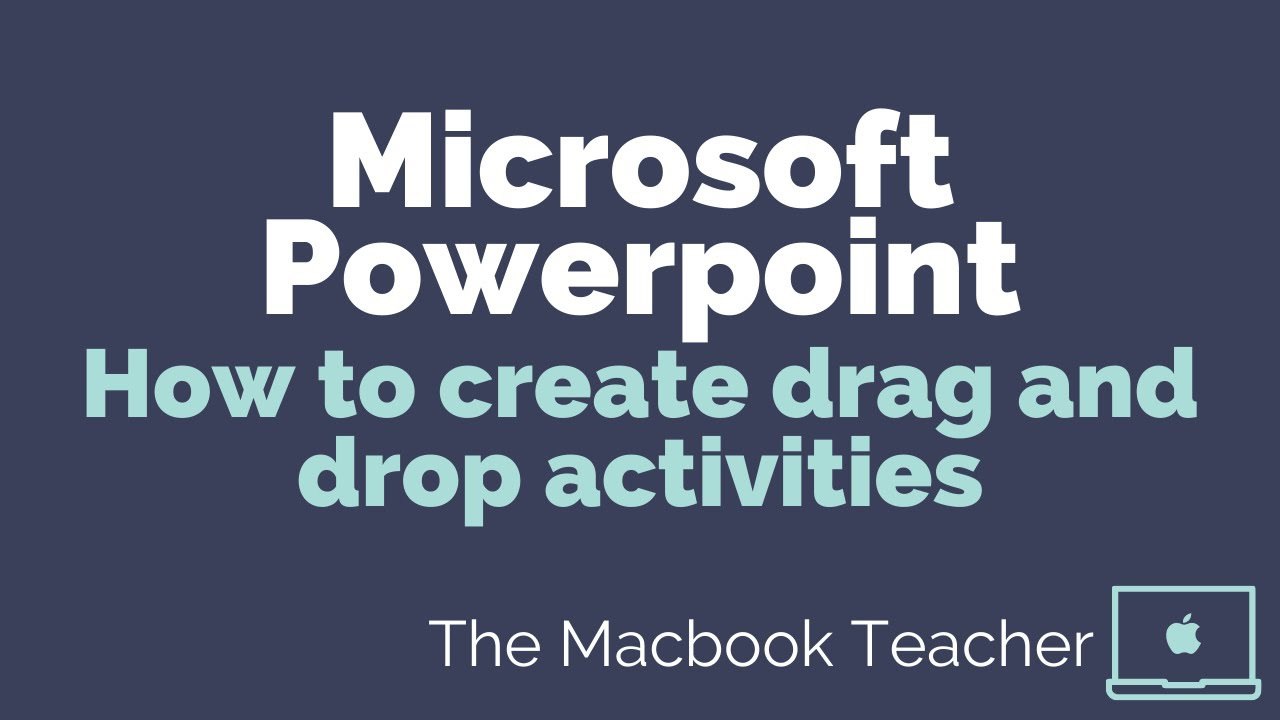drag and drop in powerpoint in presentation mode