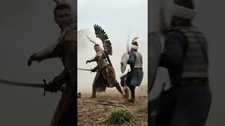 One Hussar Vs Many Dark Cinematic Battle Scene