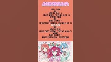 Thumbnail of AiScream! - Ai♡Scream (Lyrics) (Requested) #lyrics #music #aiscream #ruby #ayumu #shiki #short