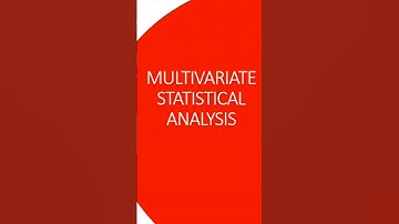 MULTIVARIATE STATISTICAL ANALYSIS⬆️⬆️DATA ANALYSIS✅📈📊