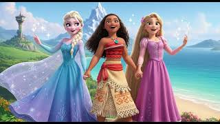 Friendship Adventure Song Elsa, Moana & Rapunzel Kids Music
