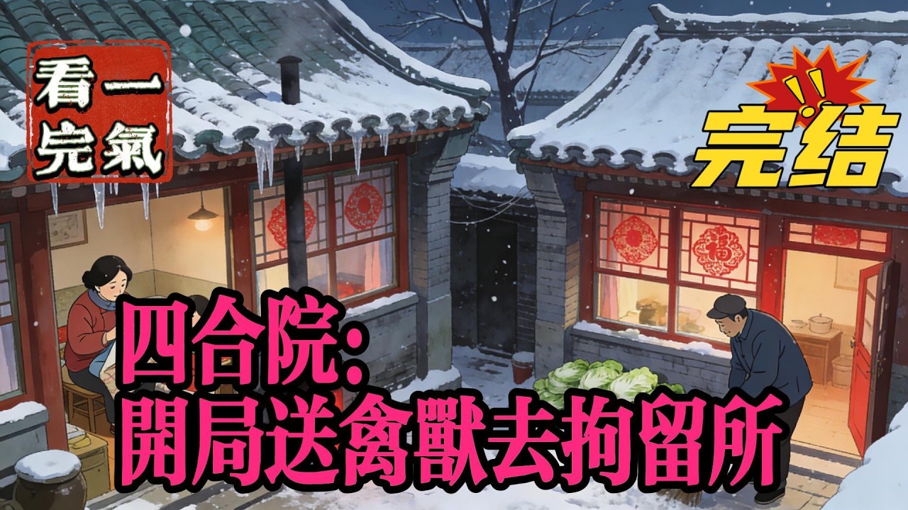 💥💥💥完结！《四合院：开局送禽兽去拘留所》张帆穿越来到六十年代的四九城，发现这里竟然是四合院的世界。而自己正是四合院的一员，作为一名8岁的烈属，开启了强大的签到系统。#四合院  #穿越 #爽文