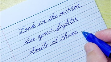 Cursive Writing Quote 33 | Cursive Handwriting Practice | Cursive Letters | How to write in cursive