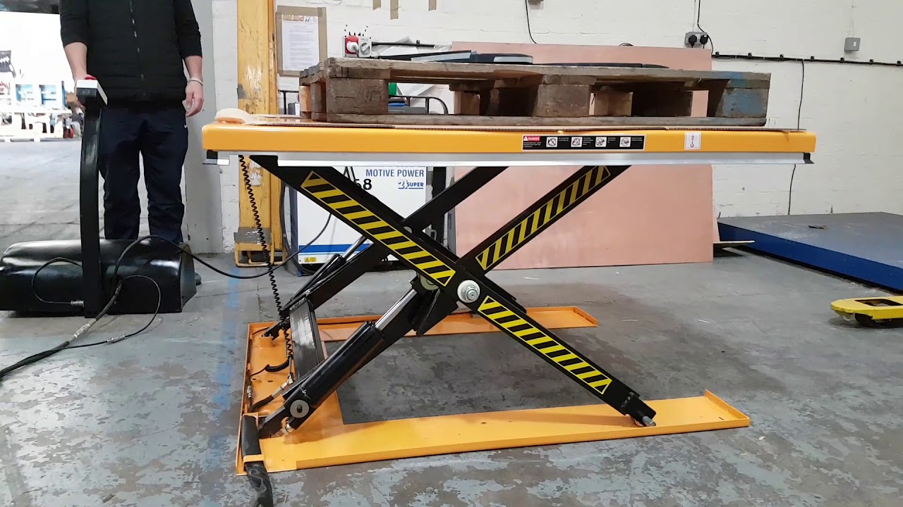 HTFU 1000kg U Shaped Static Electric Lift Table YouTube