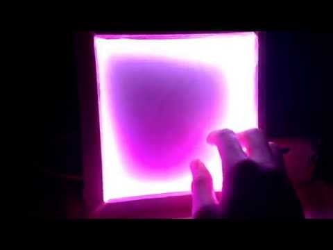 Square LED diffuser prototype for "Ecstatic Epiphany"
