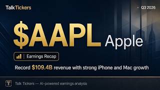 Apple Q3 2026 Earnings: Record Revenue & Siri AI Breakthroughs