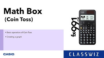 ClassWiz CW Series Calculator Tutorial - Math Box(Coin Toss)