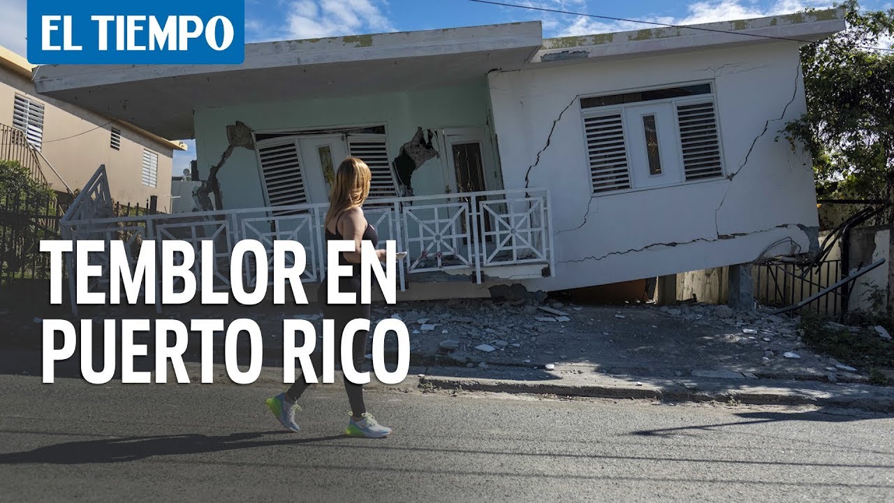 Temblor en Puerto Rico causa daños en estructuras, sin dejar víctimas