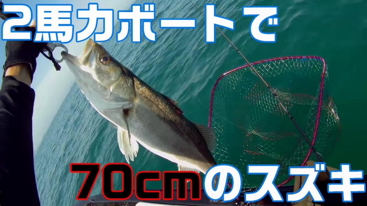 【ASMR】2馬力ボートジギングでシーバス（スズキ）が釣れた！【立体音響】