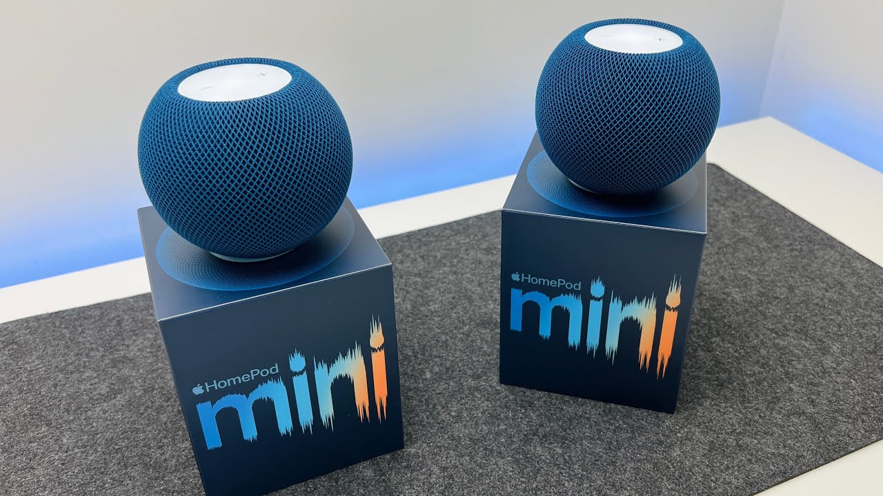 New Blue HomePod Mini - Unboxing, Stereo Setup & Sound Test