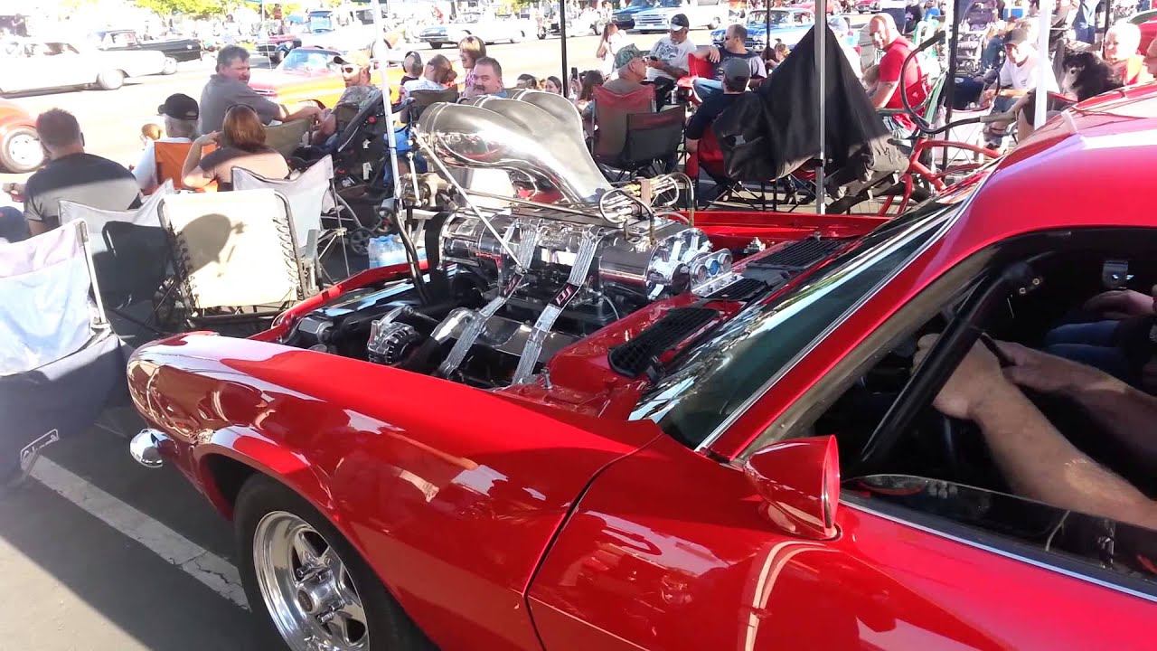 Blown and Alcohol Injected 1972 Camaro Kool April Nights 2013 Video 1 ...