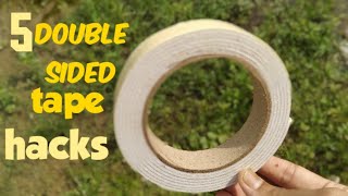 5 AWESOME DOUBLE SIDED TAPE HACKS EVERYONE SHOULD KNOW