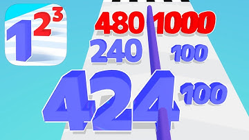 Number Master: Run and merge - All Levels Gameplay Android, iOS