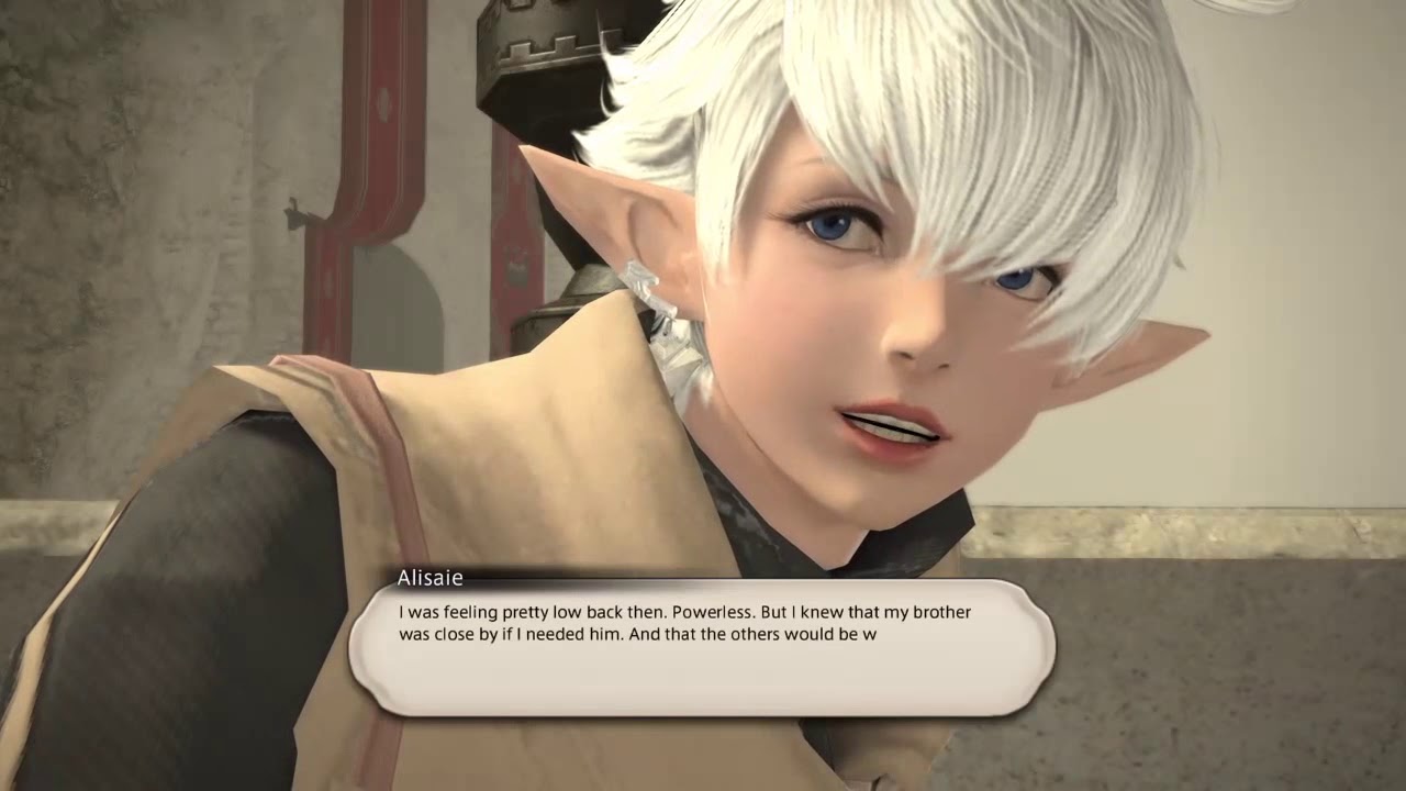 X'rhun tia mentions that alisaie never shuts up about the wol. 