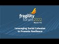 Leveraging Social Cohesion to Promote Resilience