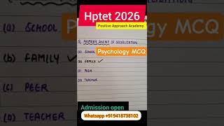 hptet2026 #psychology important question #psychologymcqs