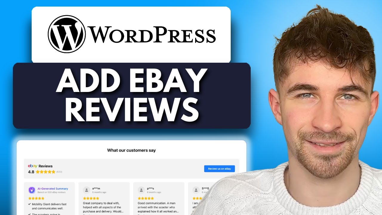Как добавить обзоры eBay на свой сайт WordPress (2025)