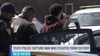 Police capture suspect who escaped custody in New Haven