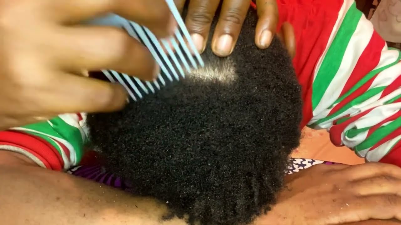 NITPICKING ON MY SISTER’S 4C TANGLED HAIR/She Fell Asleep