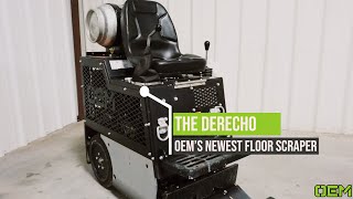 Derecho Ride-On Floor Scraper Showcase